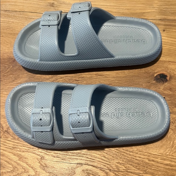 NEW Beach Slides by J/Slides Grey Eva SoCool Platform Slides Size 8 - Picture 4 of 12